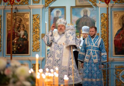 Всенощное бдение в канун праздника Покрова Пресвятой Богородицы