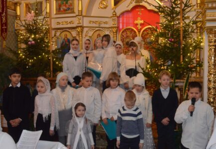 Рождественский утренник в Свято-Успенском соборе г. Речицы